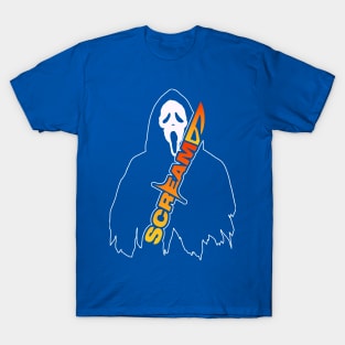 scream VI  (Scream 6)  scary horror movie graphic design by ironpalette T-Shirt